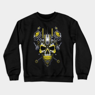 Mecha Skull S01 D40 Crewneck Sweatshirt